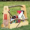 Almacenar herramientas de mano para el jardín: hacer una caja de herramientas hecha a mano (bricolaje)