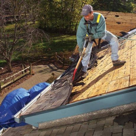 Jak odrywać gonty dachowe odrywać narzędzia odrywać łopatę
