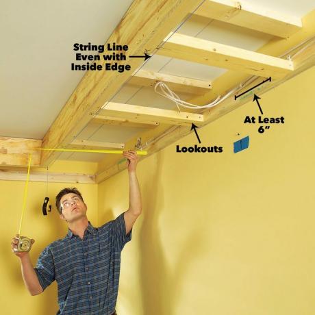 Ajouter une charpente de plafond de plateau de belvédère
