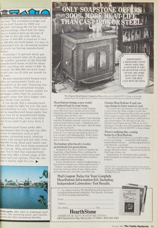 Vintage Family Handyman -artikel om framtida bostäder
