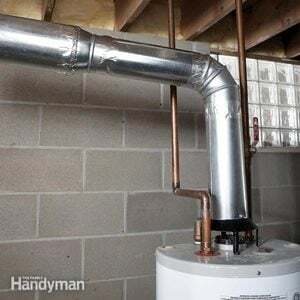 Correcciones de ventilación del calentador de agua