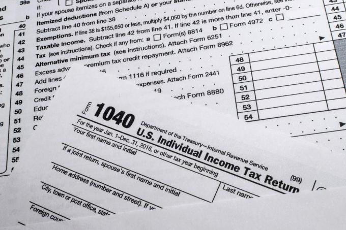 IRS -skjema 1040: Amerikansk individuell skattemelding