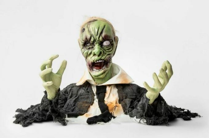 zombiju revolucionāra mērķis ir spooky Halloween dekoru rotājumi