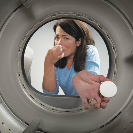 maquina de lavar mal cheirosa
