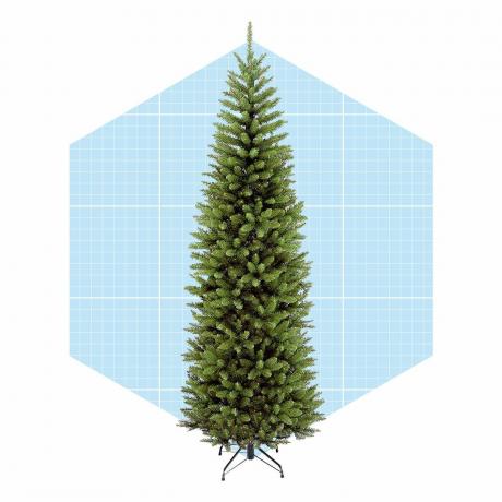 National Tree Company شجرة كريسماس رفيعة اصطناعية Ecomm Amazon.com