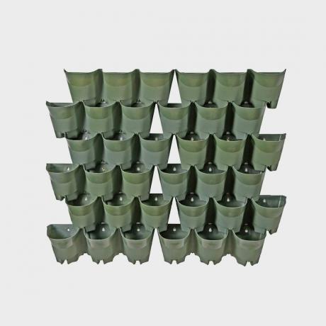 Вортх Гарден Маслинасто-зелени пластични џепови Самонаводњавање вертикалних зидних баштенских садница Ецомм Хомедепот.цом