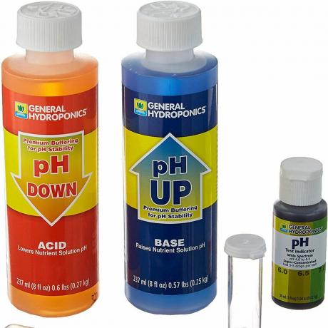 Suministros para el ajuste del pH del suelo