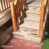 درابزين الدرج الخارجي (DIY)