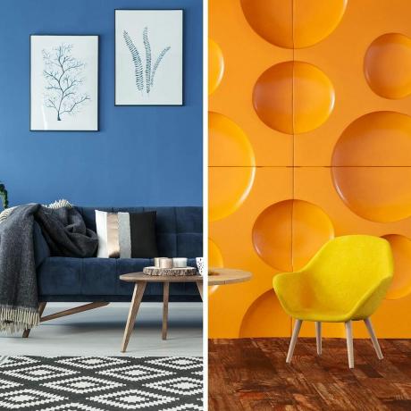 2023 Design Trends Indigo Blue And Honeycomb Yellow