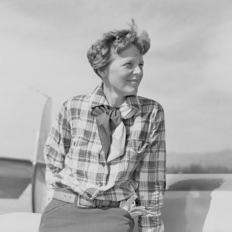 Portrét Amelie Earhartovej
