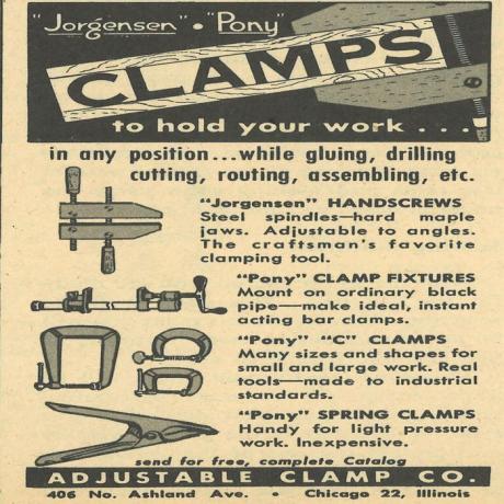 Oglas za Jorgensenove stezaljke | Savjeti za graditeljstvo