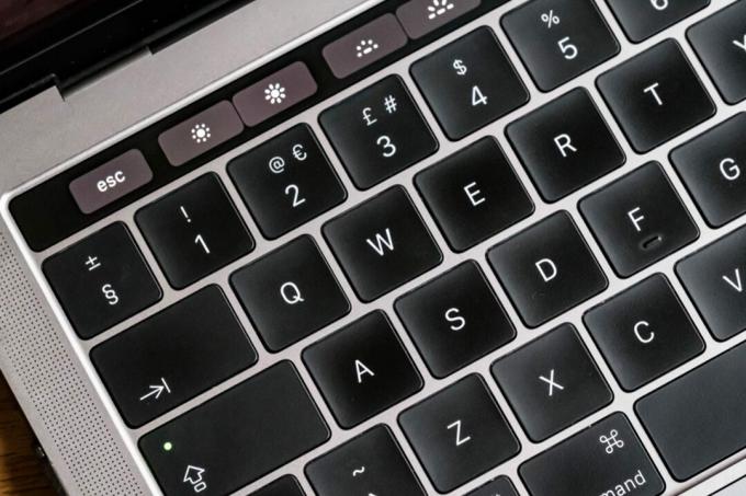 Luminosità della tastiera del Mac