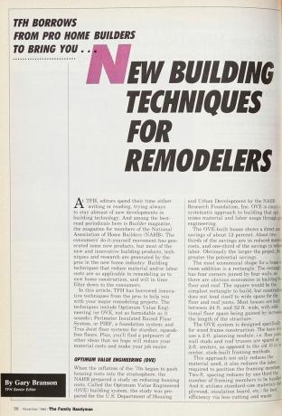 Винтаге 1986 Фамили Хандиман чланак о грађевинским техникама