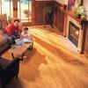 Reparație podea din lemn de esență tare deformată