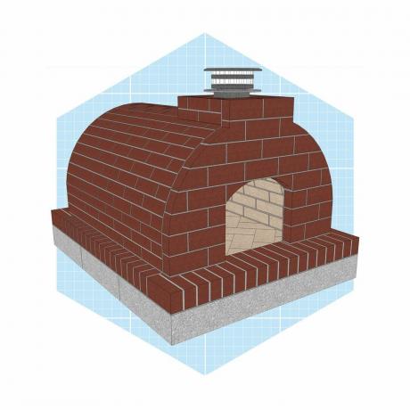 Brickwood Ovens Mattone Barile Packacge 1 Kit de horno de pizza para exteriores Ecomm