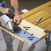 Cómo cortar la parte inferior de las puertas de madera (bricolaje)