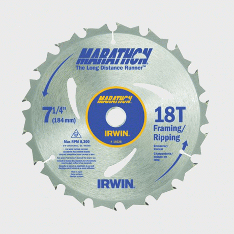 Irwin Marathon cirkelzaagblad 18t Ecomm Via Amazon